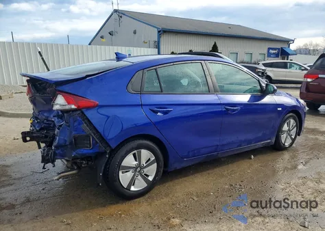 2020 Hyundai Ioniq Blue z USA, uszkodzony, nr VIN KMHC65LC1LU242738